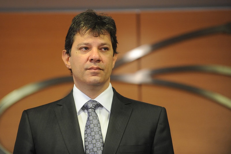 Fernando Haddad em um evento em 2011