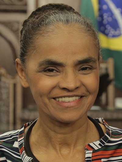 Marina Silva declarou voto crítico a Haddad no segundo turno, sendo oposição a ambos os presidenciáveis do segundo turno (Foto: Sir.Leo Cabral - Flickr)